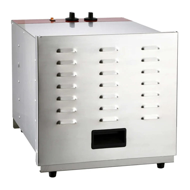 Prepline NFTD-10R 10 Rack Food Dehydrator, Stainless Steel Structure, 120V/60Hz, 1000W