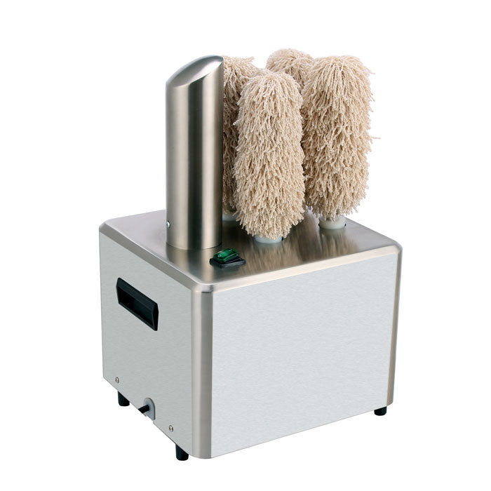 Prepline NGTP-5B Glass Polisher, 5 Brushes, Dry And Polish Up To 330 Glasses Per Hour, 120V/60Hz, 1250W