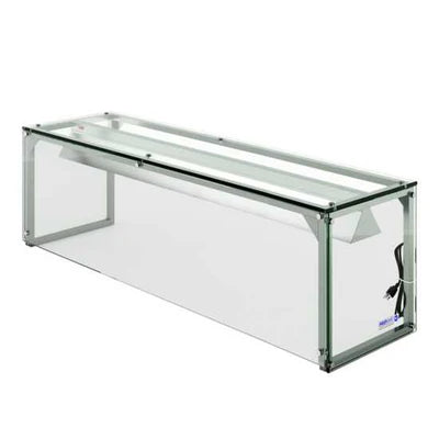 PREPLINE PSG-LT-70-S Glass Sneeze Guard with LED Lighting