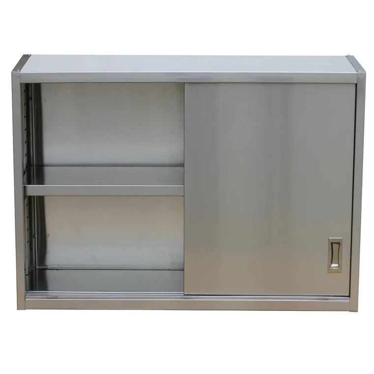 Prepline PWC-1548 15 x 48 Inches Stainless Steel Wall Cabinet with Flat Top