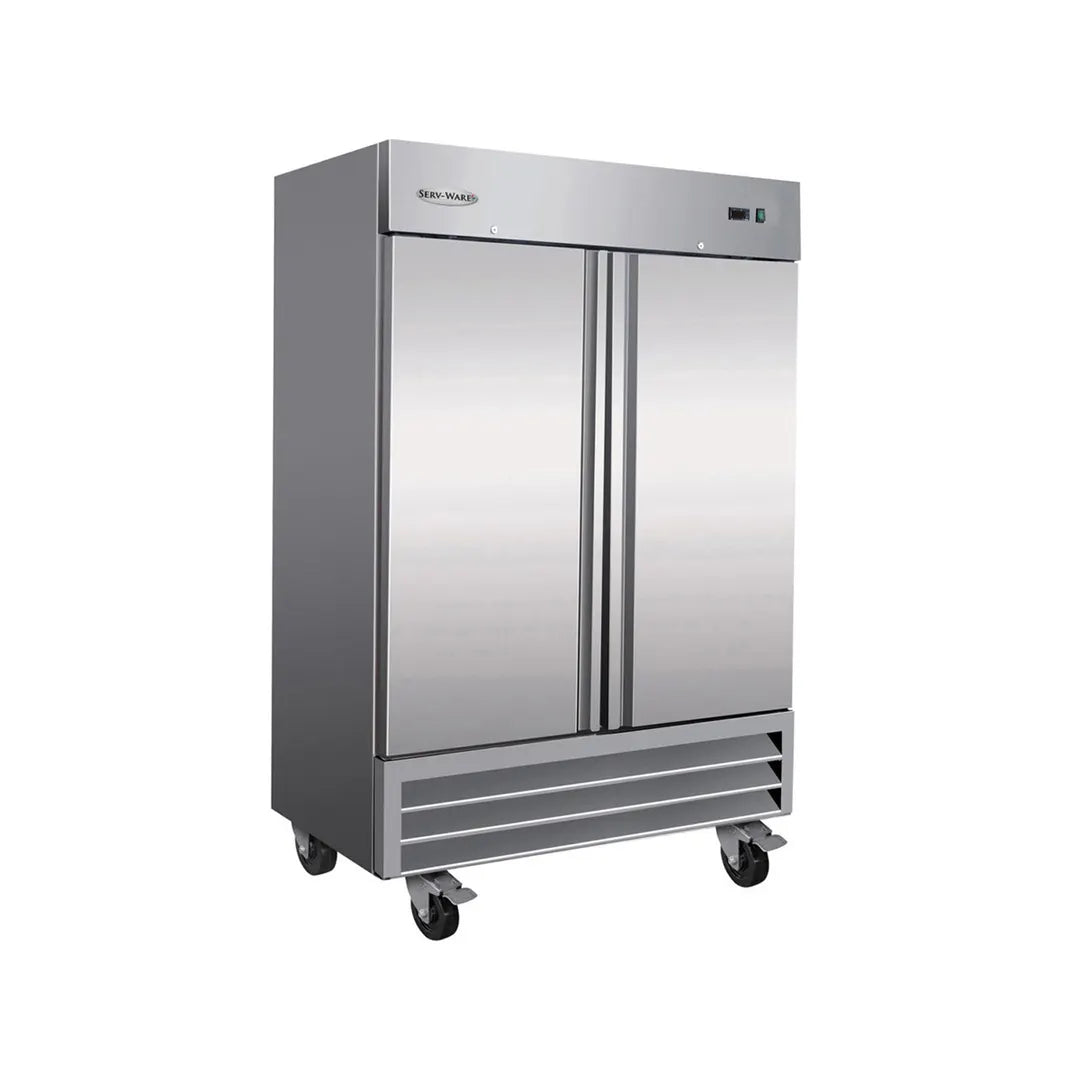 Serv-Ware RF2-35-HC Reach-In Freezer 35.5", 2 Solid Doors, 35 cu.ft.