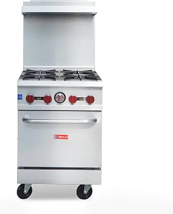WESTLAKE RGR24-4 Burner 24"  Gas Range with Standard Oven 151,000 BTU