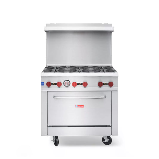 West Lake RGR36 Gas Range With Oven 36" 30,000 Btu Oven 31,000 Btu Burners