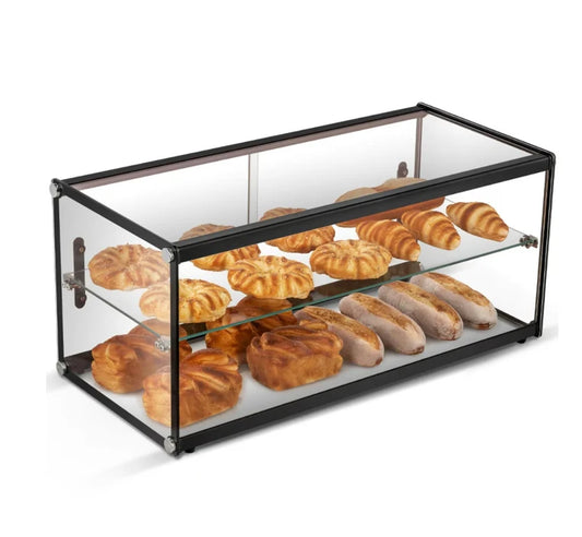 Marchia SA90 33 Inch Dry Straight Glass Countertop Bakery Display Case