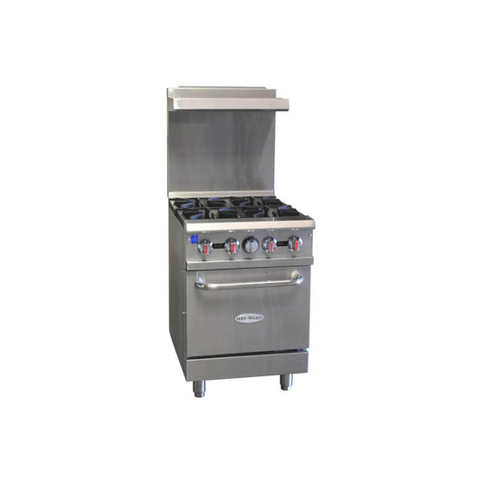 Serv-Ware SGR-4B-LP Gas Range 24", 4 Burner, LP Gas