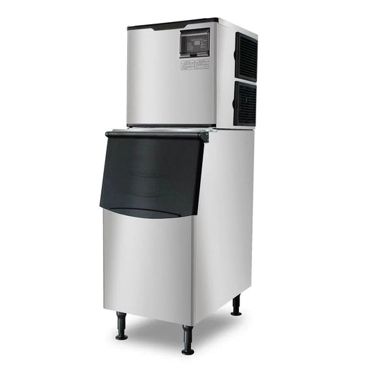 WESTLAKE SK-329 350 lbs Ice Production 308 lbs Bin Capacity Modular Commercial Ice Maker Machine with Storage Bin