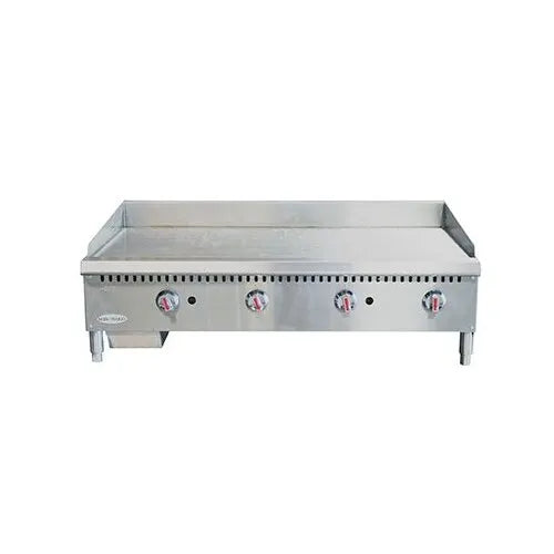 Serv-Ware SMGS-60 Manual Gas Griddle 60" 150,000 Btu