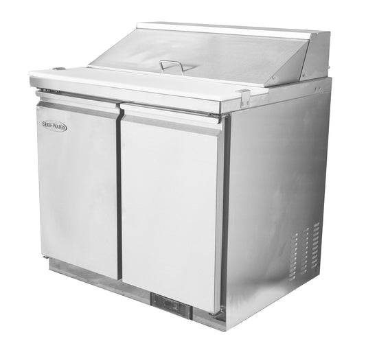 Serv-Ware SP36-8-HC** Prep Table 36.2", 10 Pan