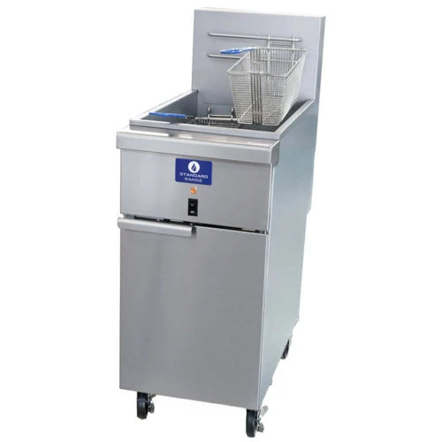 Standard Range SR-EF50-240-1 16 Inch Electric Floor Fryer 200°F to 400°F
