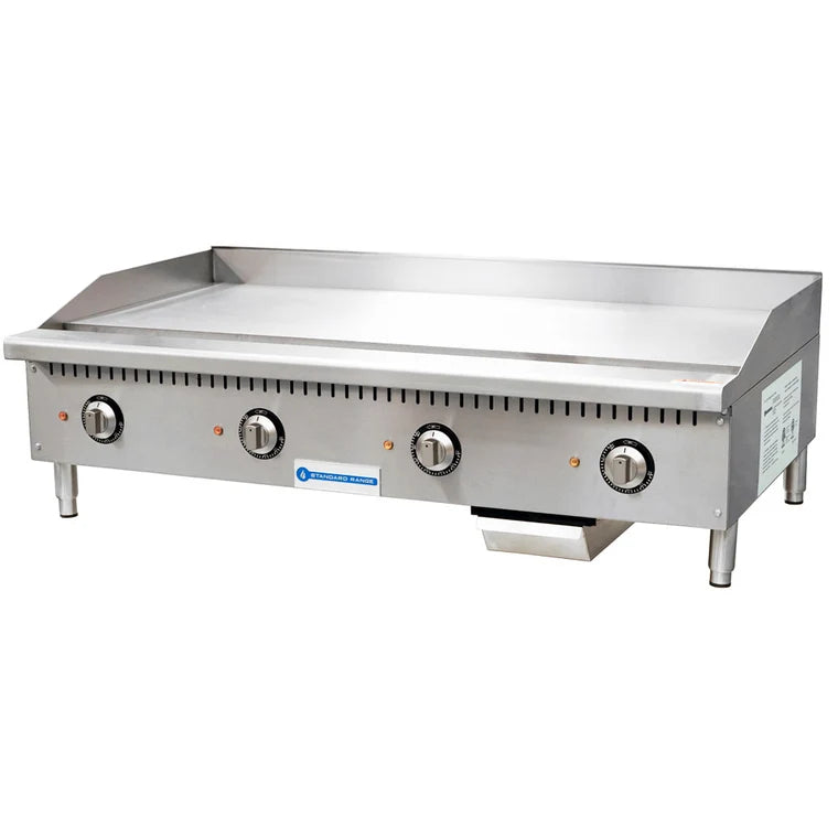 Standard Range SR-EG48 48" Electric Thermostatic Countertop Griddle- 208/240V