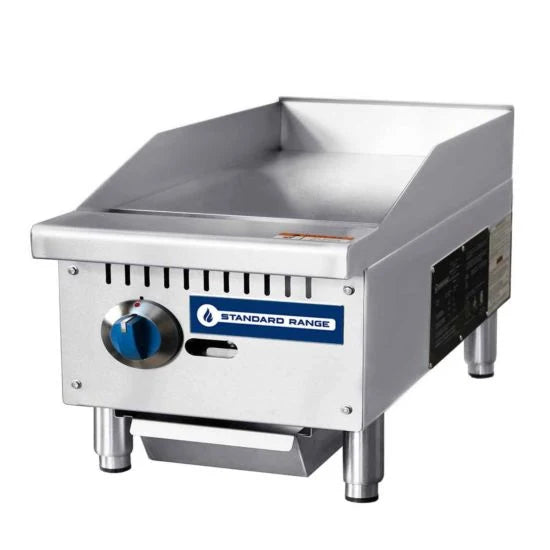 Standard Range SR-G12-M 12" Gas Manual Countertop Griddle