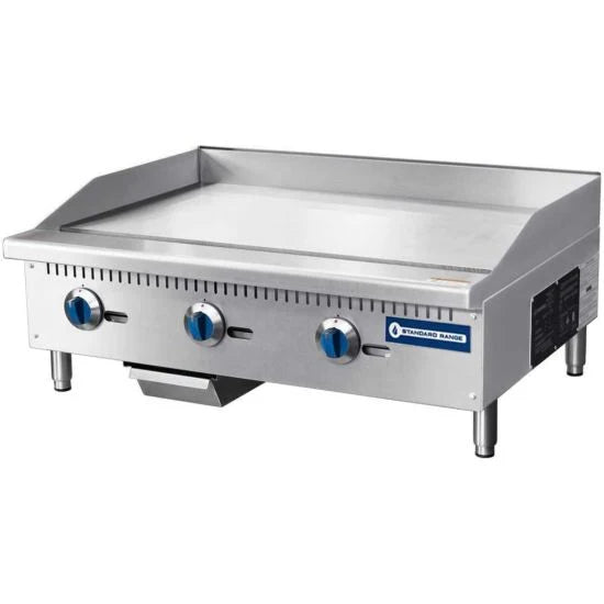 Standard Range SR-G36-M 36" Gas Manual Countertop Griddle
