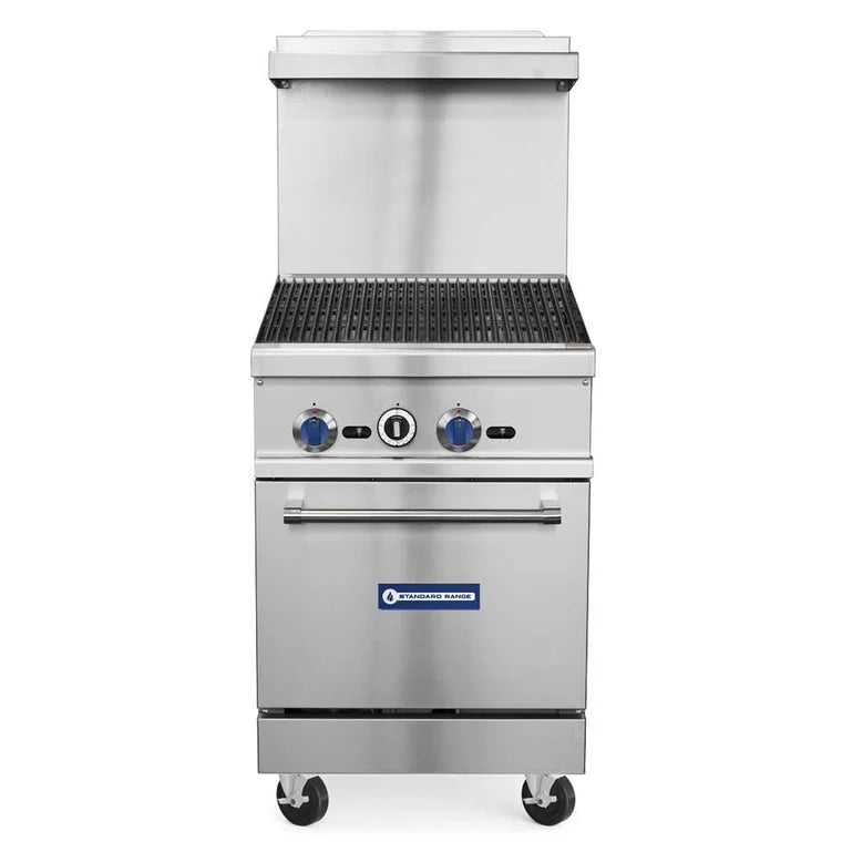 Standard Range SR-R24-24CB 24" Range with 24" Char-Broiler Top and 1 Oven