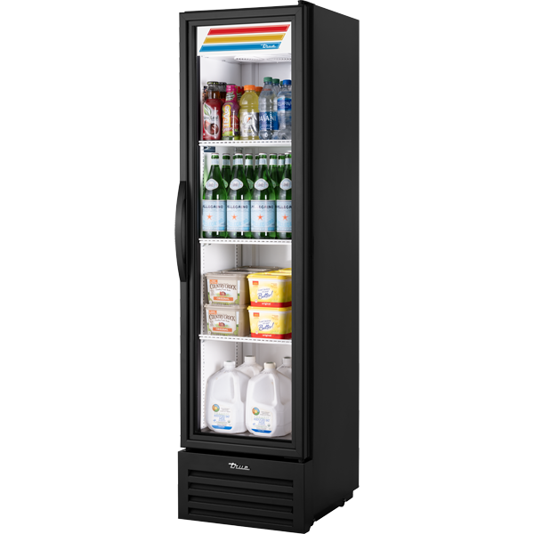 True T-11G-HC TSL01 Reach-In Refrigerator, Glass Door, 11 cu.ft.