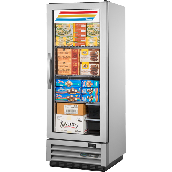 True T-12FG-HC FGD01 Reach-In Freezer, Glass Door, 12 cu.ft.