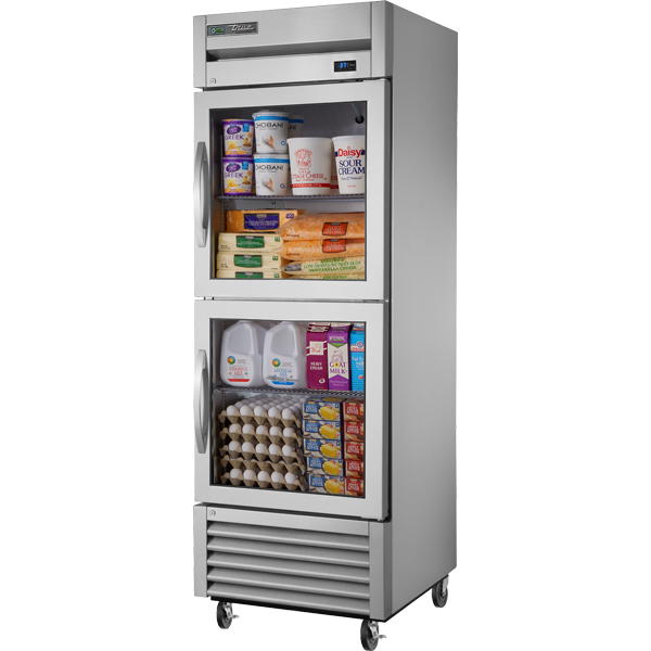 True T-23G-2-HC FGD01 Reach-In Refrigerator, 2 Glass Doors