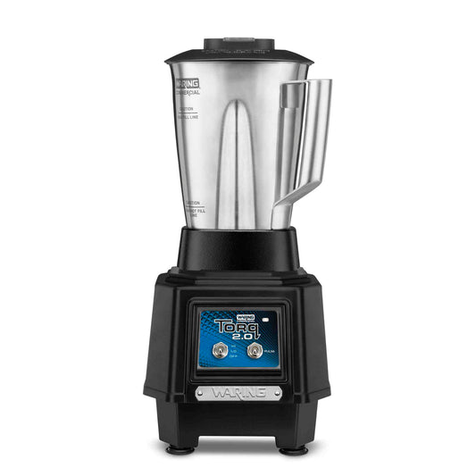 Waring TBB145S4 Torq 2.0 Commercial Blender with 48 oz. Stainless Steel Container and Manual Toggle Controls - 120V, 2 HP