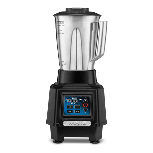 Waring TBB160S4 Torq 2.0 Commercial Blender with 48 oz. Stainless Steel Container and Electronic Touchpad Timer - 120V, 2 HP