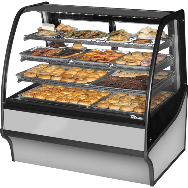 True TDM-DC-48-GE/GE-S-S Display Merchandiser, Dry Case, 48", Stainless