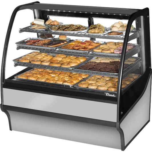 True TDM-DC-48-GE/GE-S-S Display Merchandiser, Dry Case, 48", Stainless