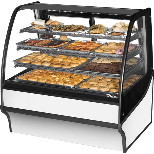 True TDM-DC-48-GE/GE-S-W Display Merchandiser, Dry Case, 48", Stainless/White