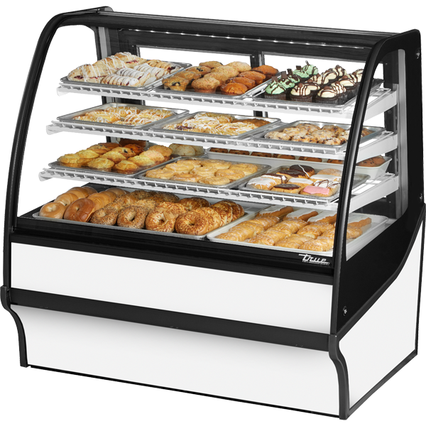 True TDM-DC-48-GE/GE-W-W Display Merchandiser, Dry Case, 48", White