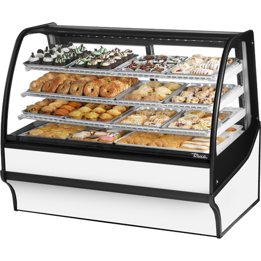True TDM-DC-59-GE/GE-W-W Display Merchandiser, Dry Case, 59", White