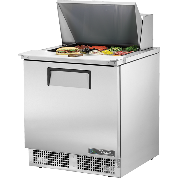 True TFP-32-12M-HC Prep Table, 32", 12-Pan