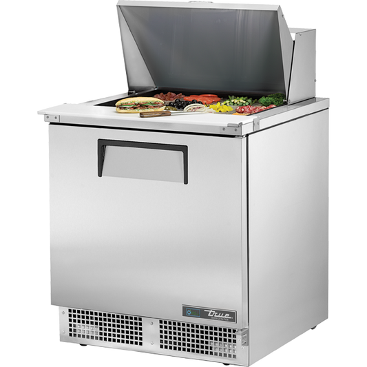 True TFP-32-12M-HC Prep Table, 32", 12-Pan