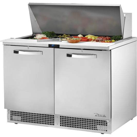 True TFP-48-18M-HC SPEC3 Prep Table, 48", 18-Pan, Spec Package