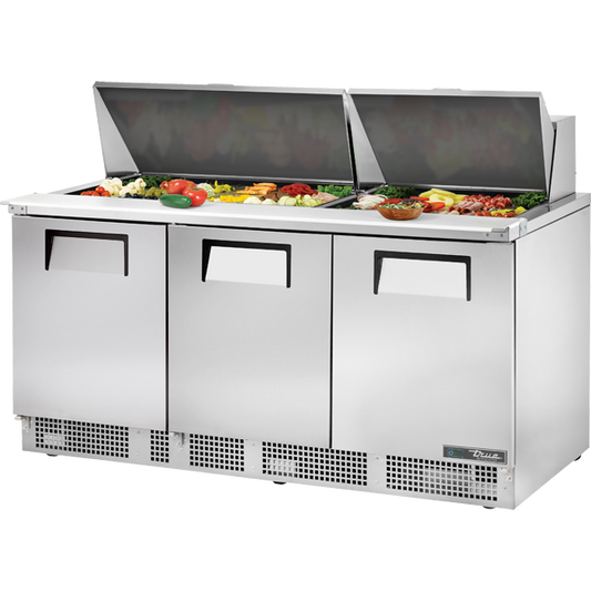 True TFP-72-30M-HC Prep Table, 72", 30-Pan