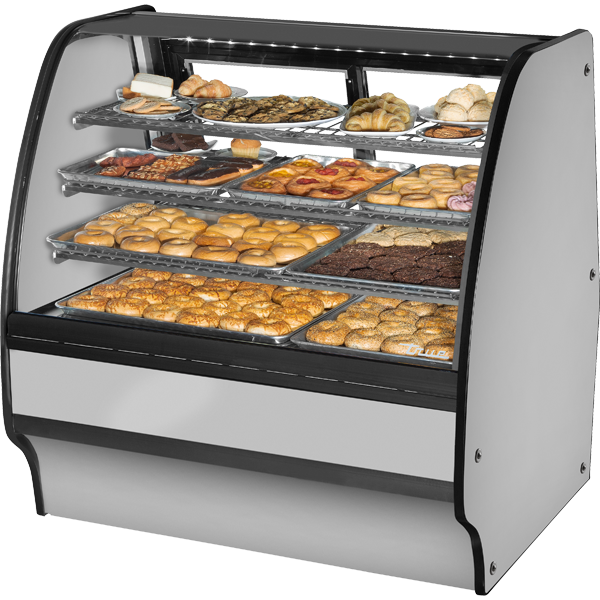 True TGM-DC-48-SC/SC-S-S Glass Door Merchandiser, Dry Case, 48", Stainless