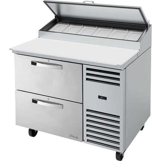 True TPP-AT-44D-2-HC SPEC3 Pizza Prep Table, 44", 2 Drawers, Spec Package