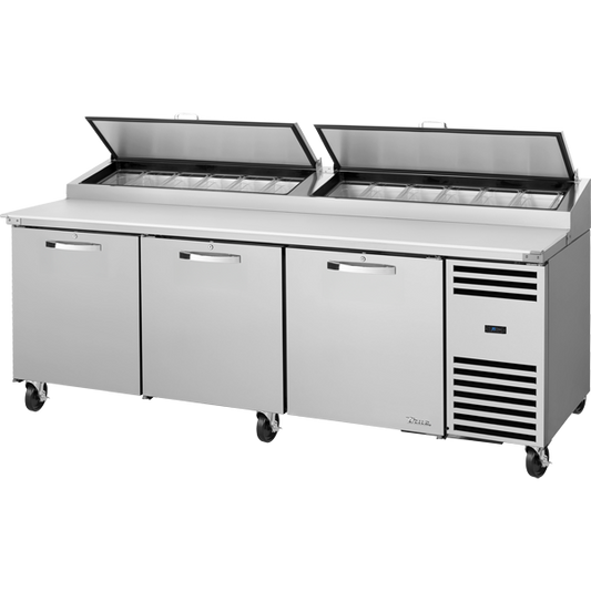 True TPP-AT2-93-HC SPEC3 Pizza Prep Table, 93", Dual Rail, Spec Package