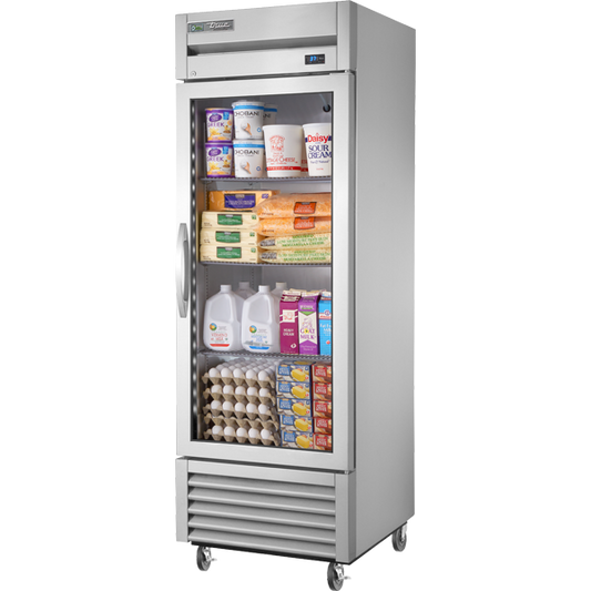 True TS-23G-HC FGD01 Transport Refrigerator, 23 cu.ft., Glass Door