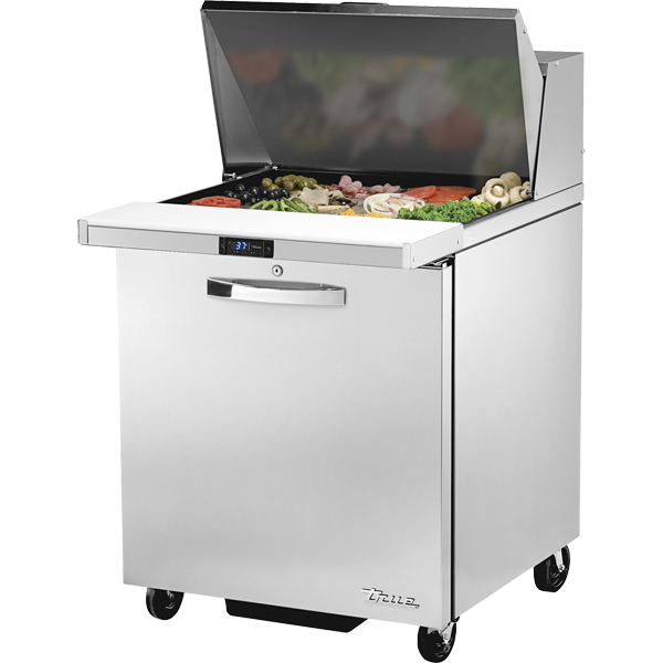 True TSSU-27-12M-B-HC SPEC3 Sandwich Salad Prep Table, 27", 12-Pan, Mega-Top