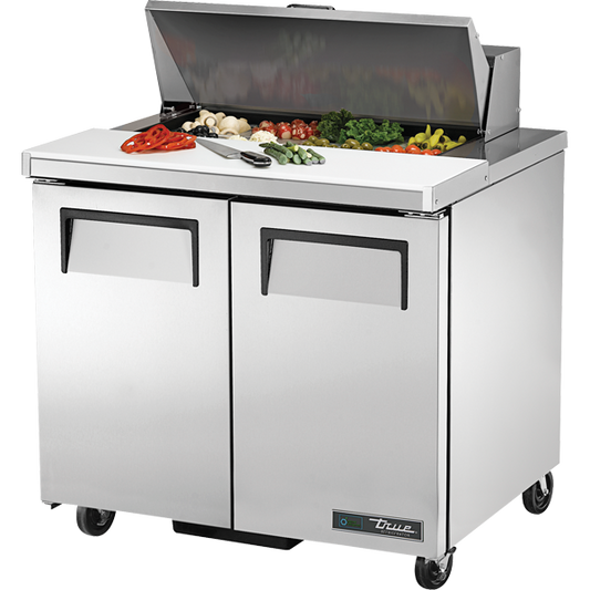 True TSSU-36-08-HC Sandwich Salad Prep Table, 36", 8-Pan