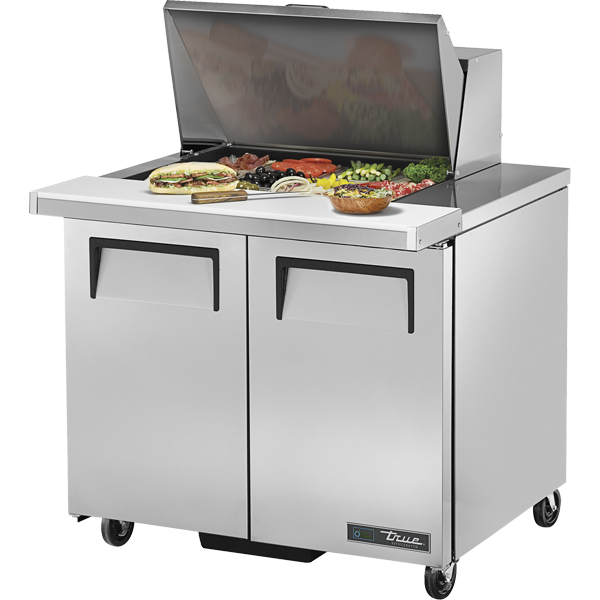 True TSSU-36-12M-B-HC Sandwich Salad Prep Table, 36", 12-Pan, Mega-Top