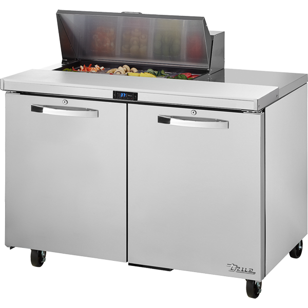 True TSSU-48-08-HC SPEC3 Sandwich Salad Prep Table, 48", 8-Pan