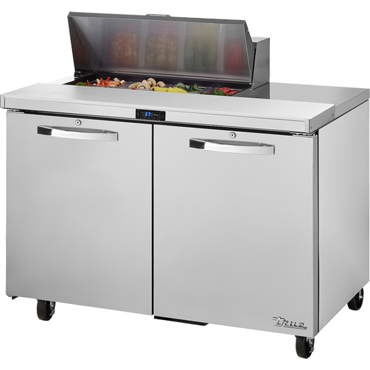 True TSSU-48-08-HC SPEC3 Sandwich Salad Prep Table, 48", 8-Pan