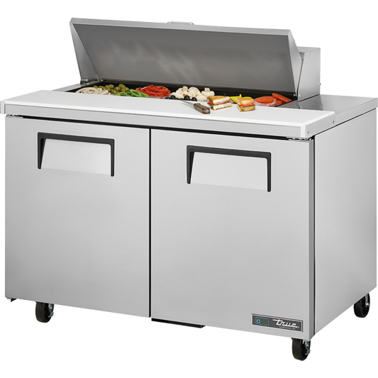 True TSSU-48-10-HC Sandwich Salad Prep Table, 48", 10-Pan