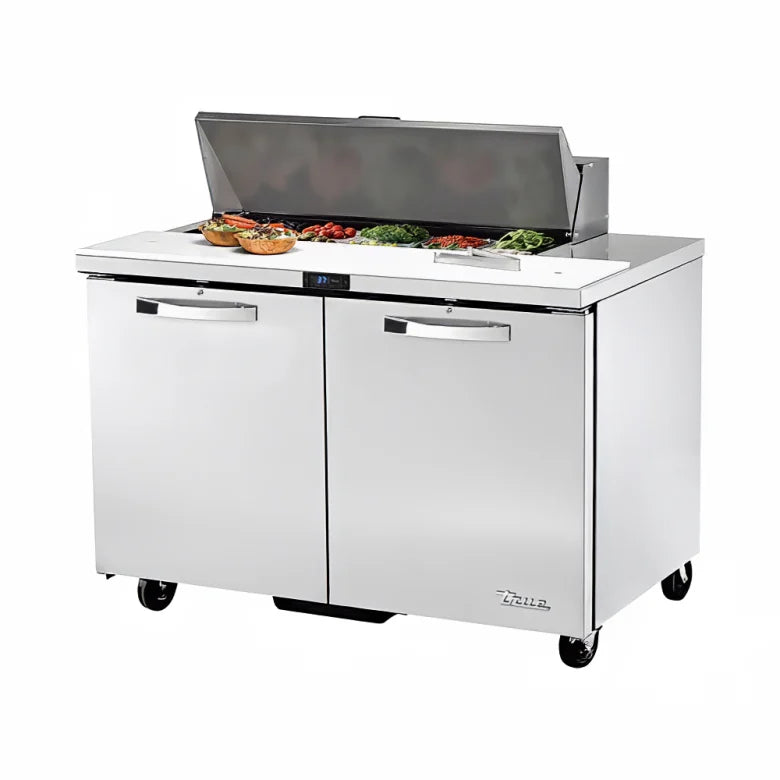 True TSSU-48-10-HC SPEC3 Sandwich Salad Prep Table, 48", 10-Pan