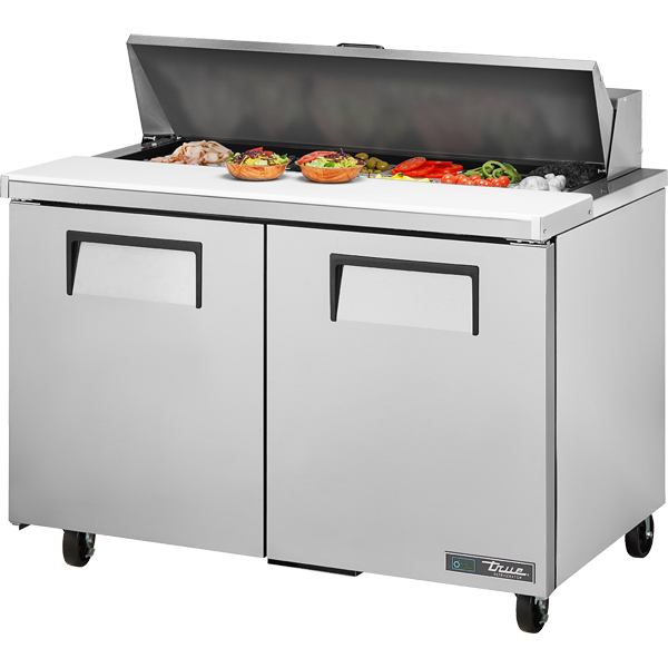 True TSSU-48-12-HC Sandwich Salad Prep Table, 48", 12-Pan