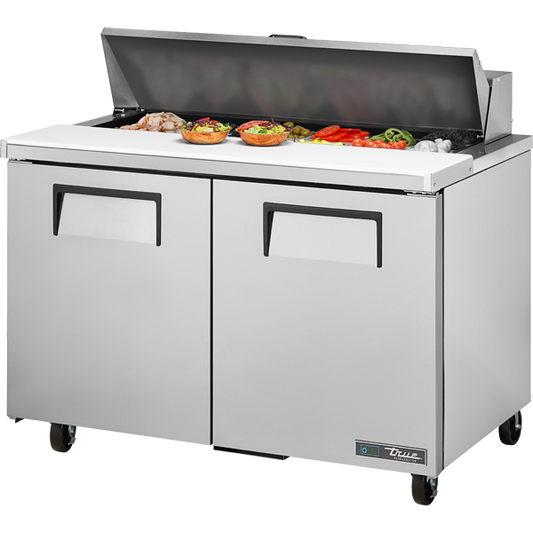 True TSSU-48-12-HC Sandwich Salad Prep Table, 48", 12-Pan