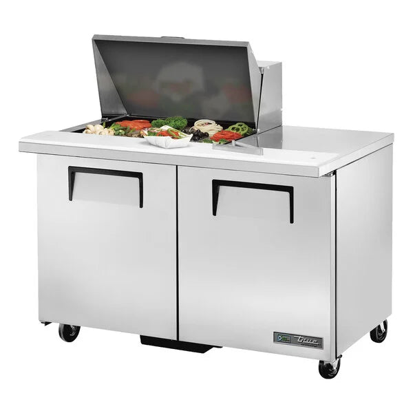 True TSSU-48-12M-B-HC Sandwich Salad Prep Table, 48", 12-Pan, Mega-Top