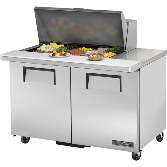 True TSSU-48-15M-B-HC Sandwich Salad Prep Table, 48", 15-Pan, Mega-Top