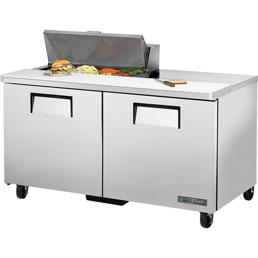 True TSSU-60-08-HC Sandwich Salad Prep Table, 60", 8-Pan