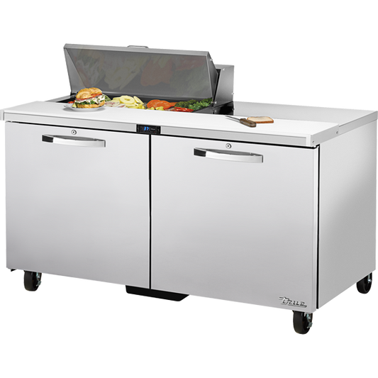 True TSSU-60-08-HC SPEC3 Sandwich Salad Prep Table, 60", 8-Pan