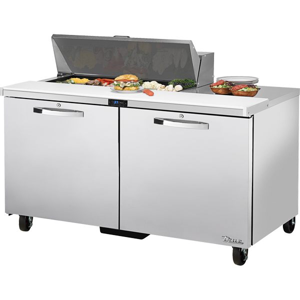 True TSSU-60-10-HC SPEC3 Sandwich Salad Prep Table, 60", 10-Pan