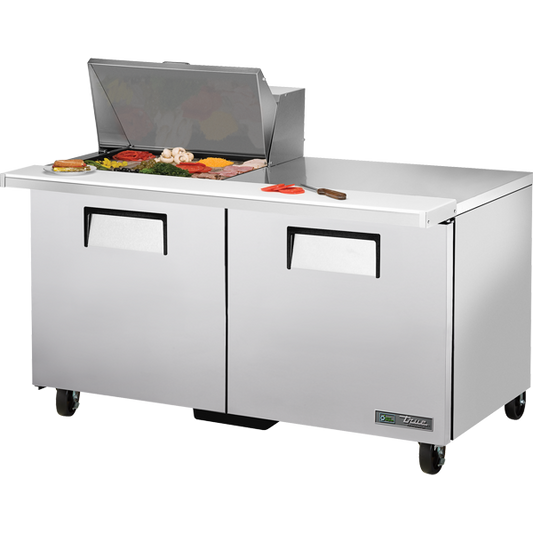 True TSSU-60-12M-B-HC Sandwich Salad Prep Table, 60", 12-Pan, Mega-Top